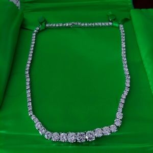 Cubic zirconia necklace